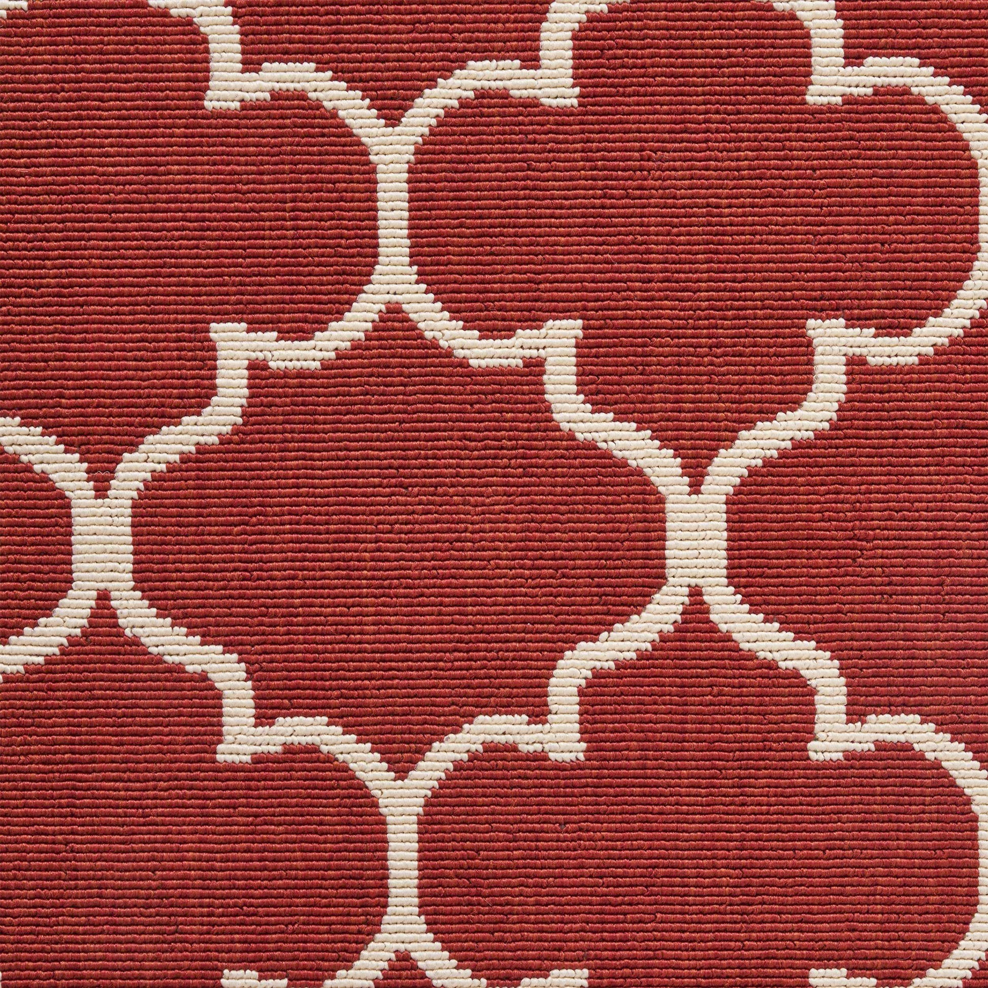 Meridian 1295R 3'3" X 5' Red Polypropylene