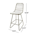 Niez Counter Stool Beige Iron