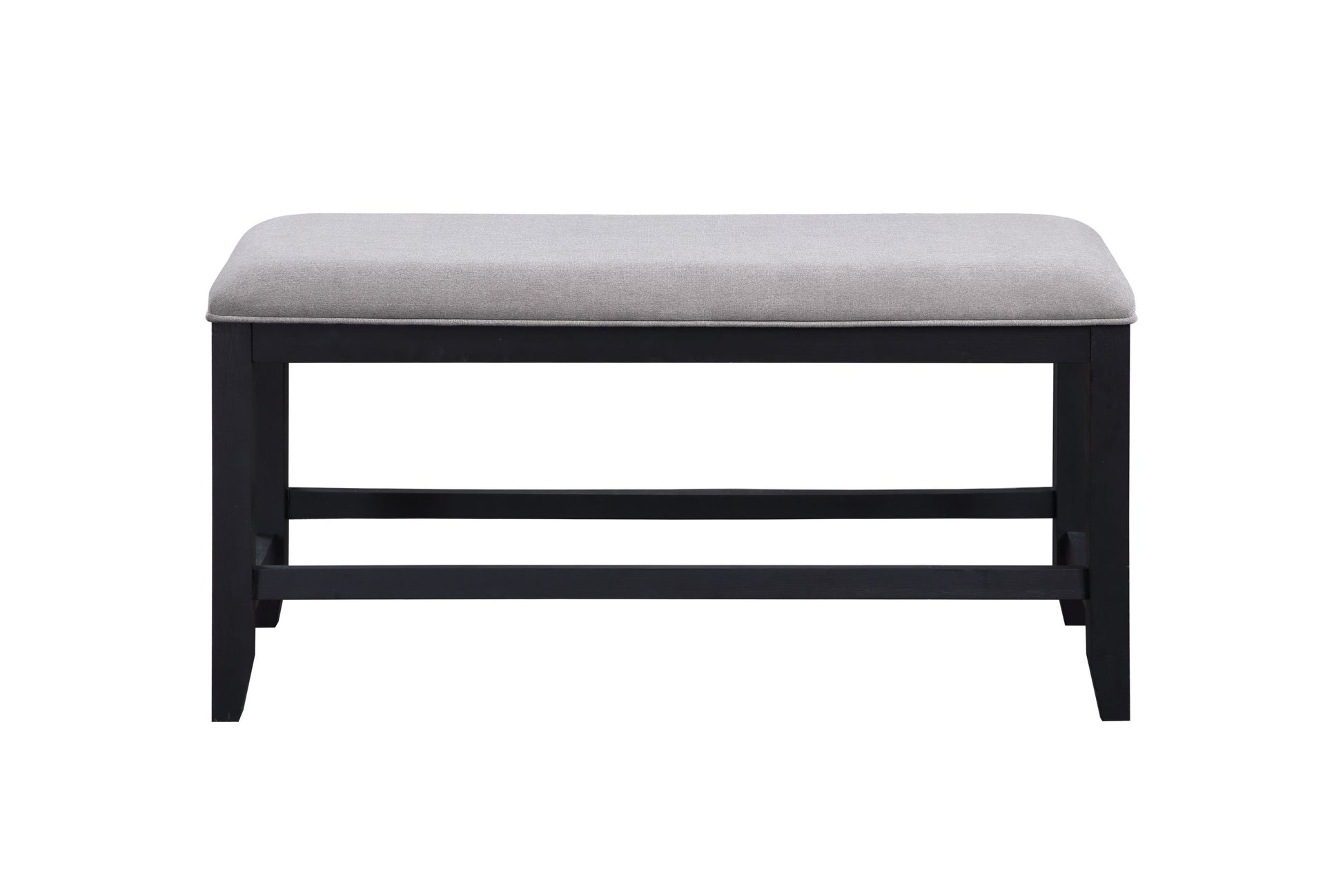 Yves Counter Bench Gray Silver White Wood