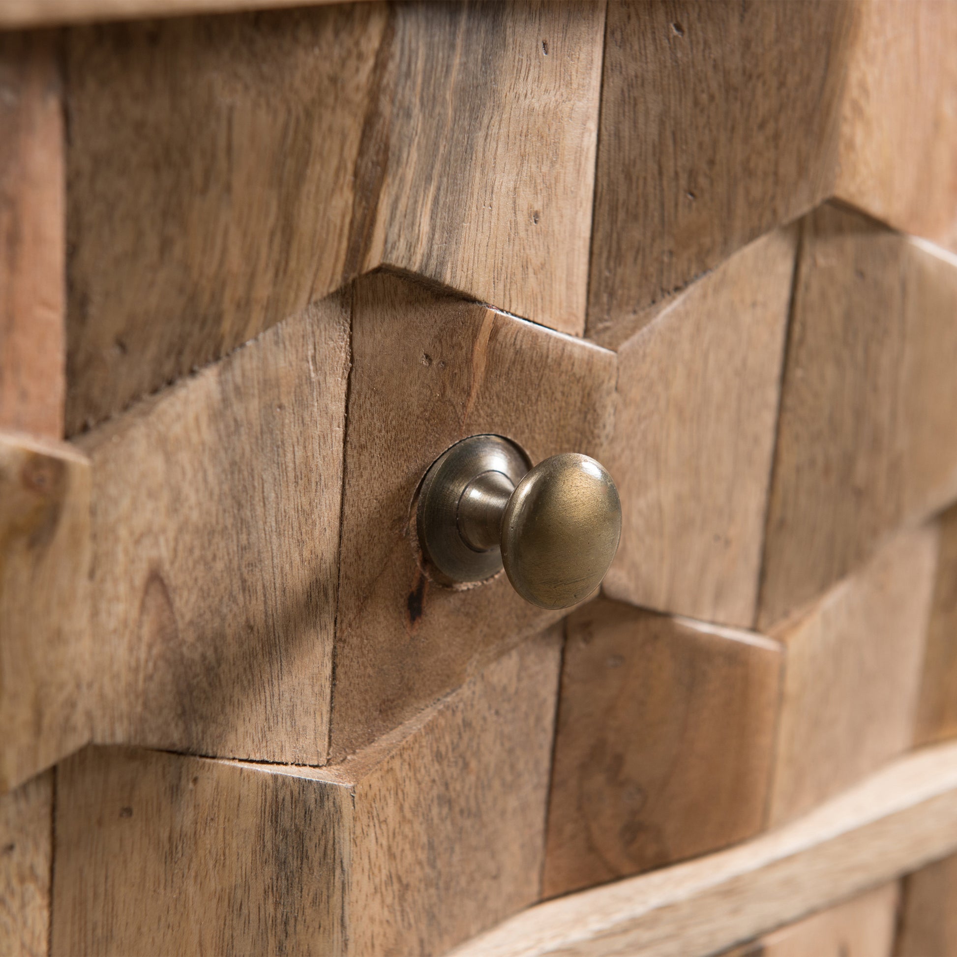 3 Drawer Chest Kd Legs - Natural Wood