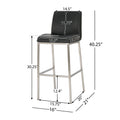 Barstool Black Wood