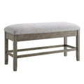 Grayson Storage Counter Bench Dark Gray Dark Gray Wood