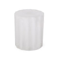 End Table Antique White Magnesium Oxide