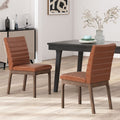 Dining Chair - Light Brown Wood