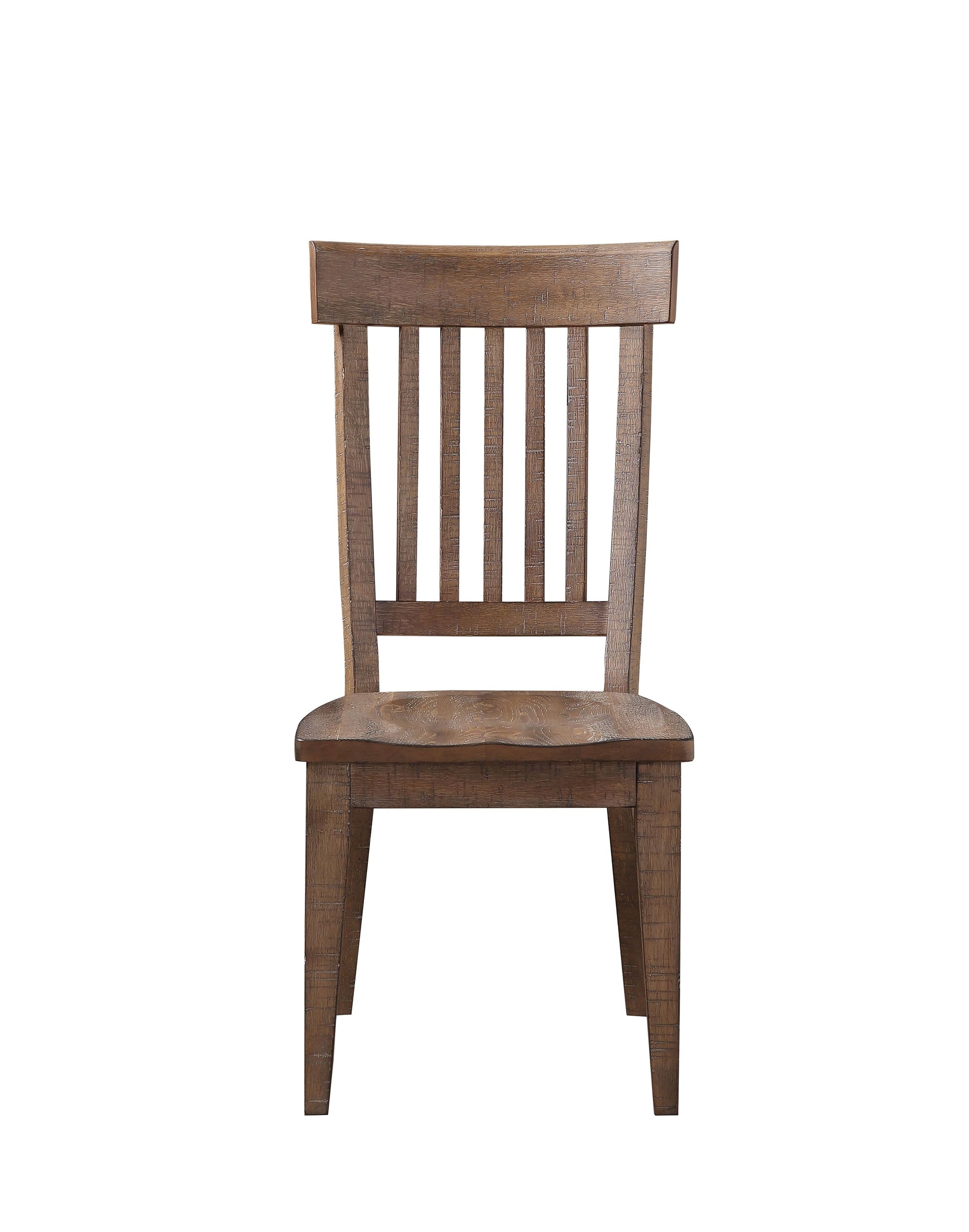 Riverdale Side Chair Set Of 2 Driftwood Dark Brown Wood