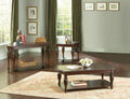 Antoinette End Table Brown - Brown Wood