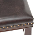 Saddle Stool - Brown Leather