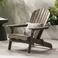 Malibu Adirondack Chair Grey Acacia Wood