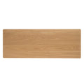 Wood Bar Table, Natural Oak Finish, 17.72 In X 47.24 In X 42.01 In Natural Mdf