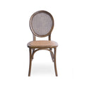 Dining Chair Brown Rattan