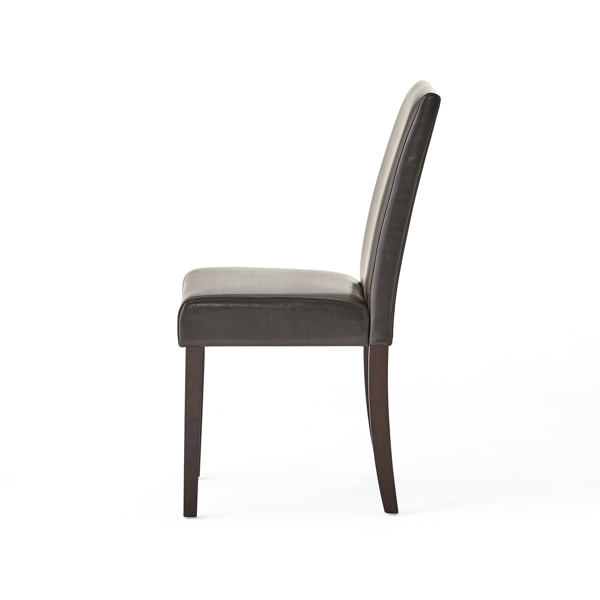 Ryan Kd Dining Chair - Brown Leather