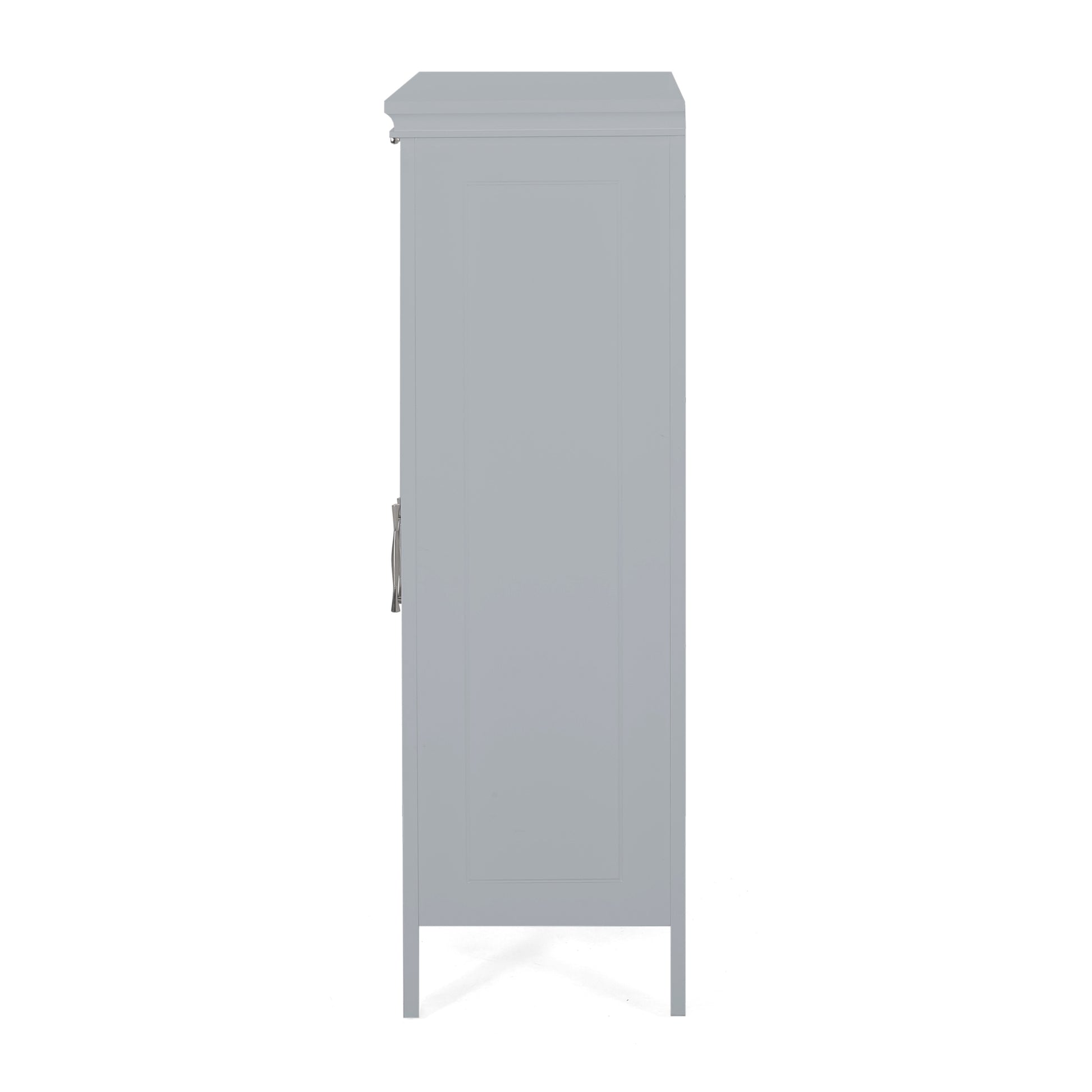 Floor Cabinet - Gray Mdf