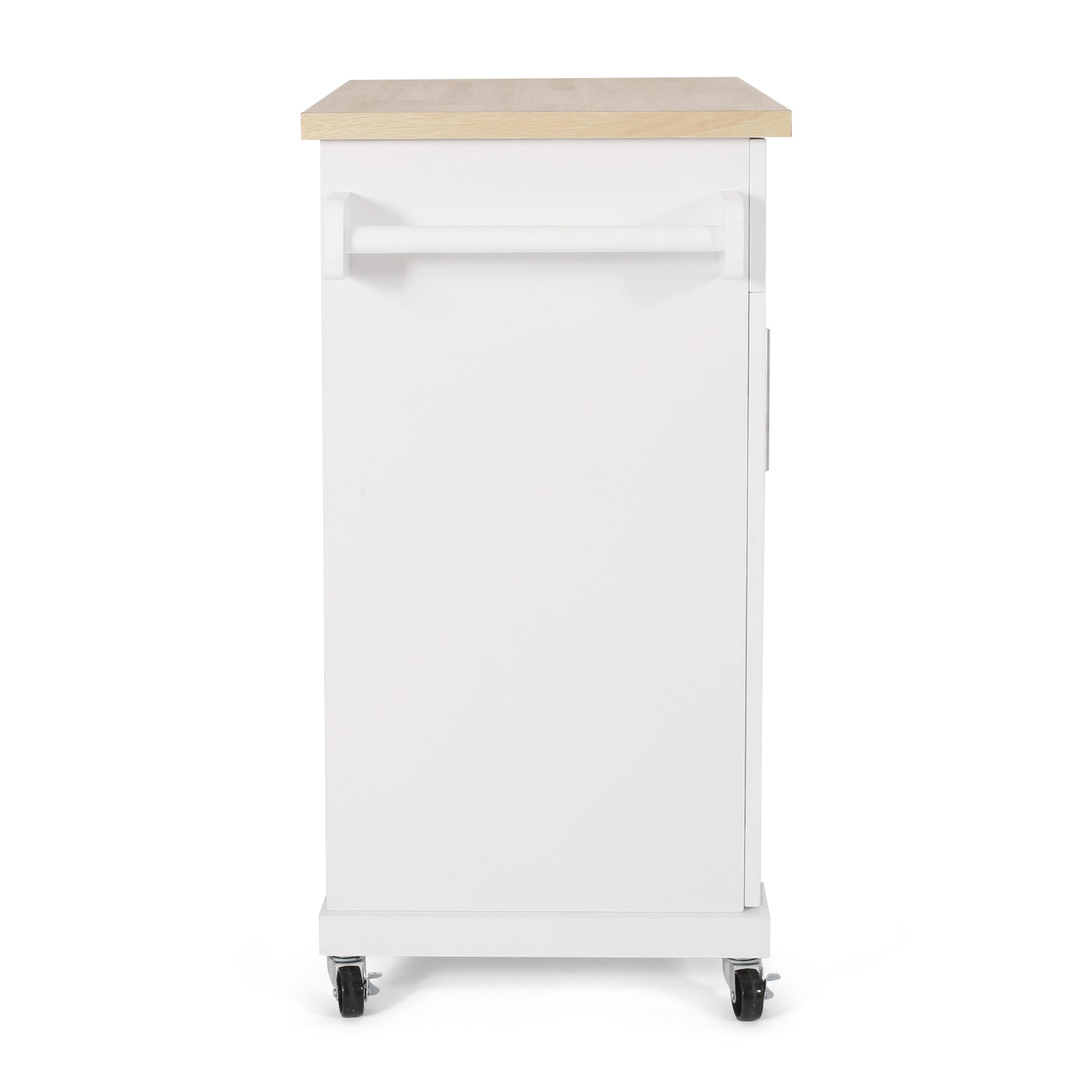 Kitchen Cart White Wood