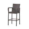 Littleton Barstool Brown Iron