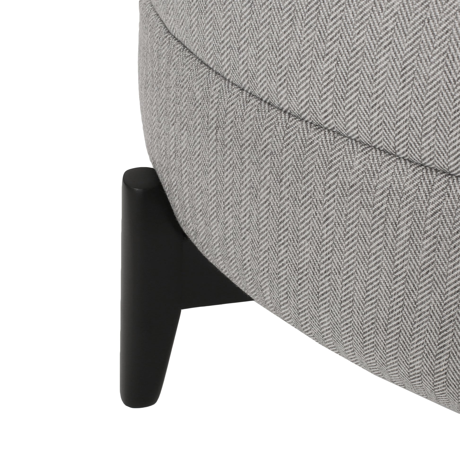 Club Chair Gray Fabric