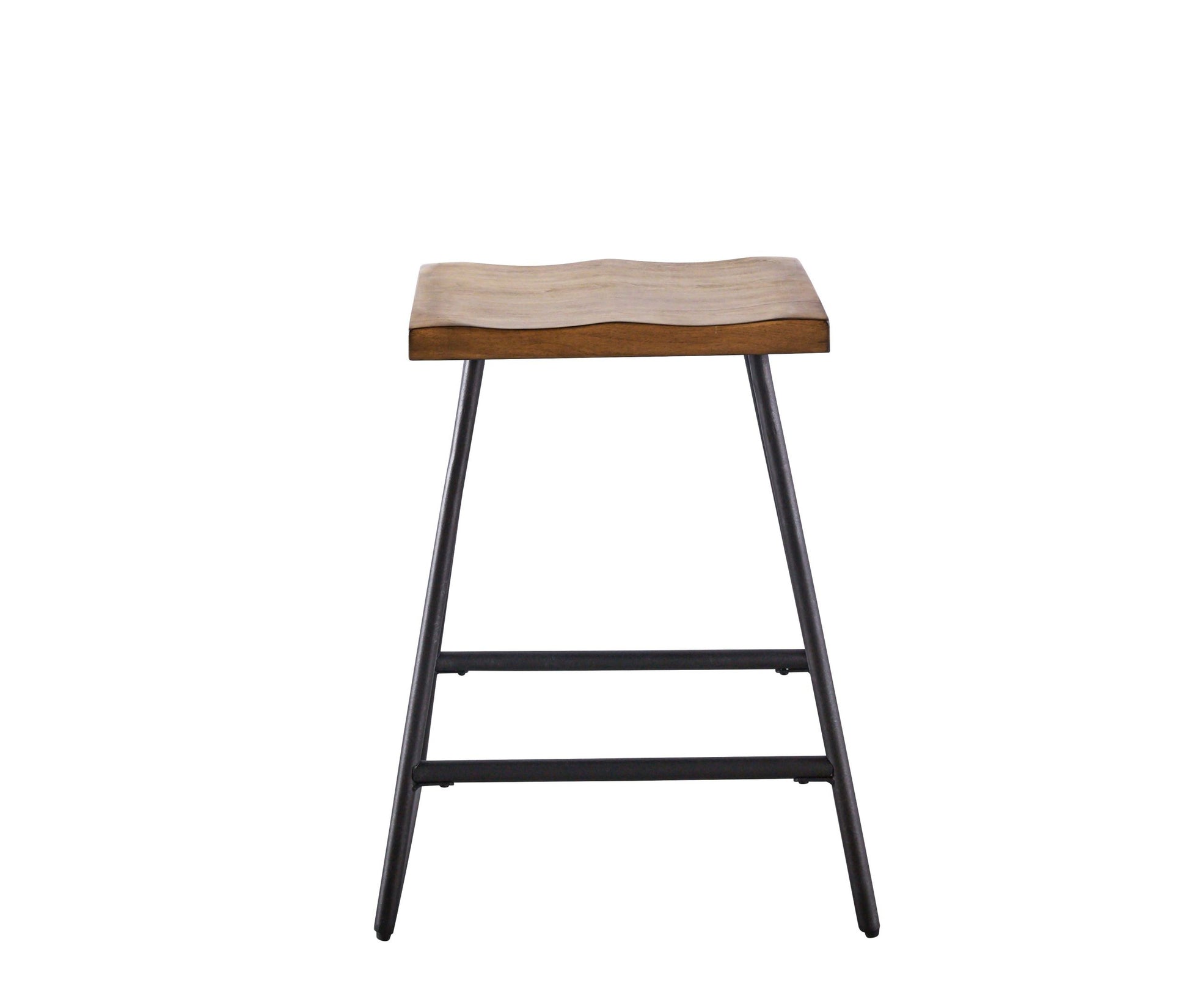 Landon Counter Stool Set Of 2 Light Brown Light Brown Wood