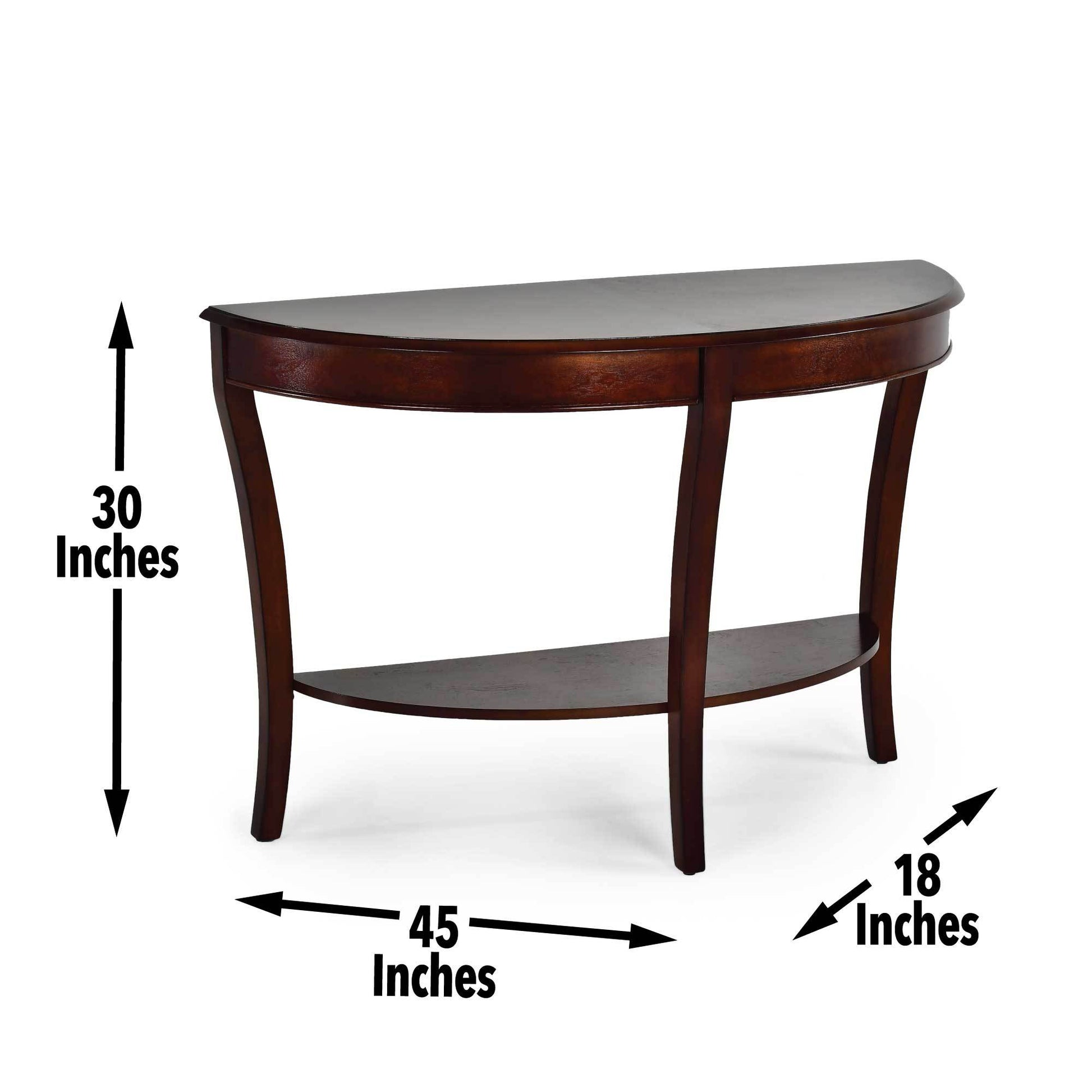 Troy Sofa Table Brown Brown Wood