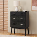 Disa 3 Drawer Chest Black Mdf