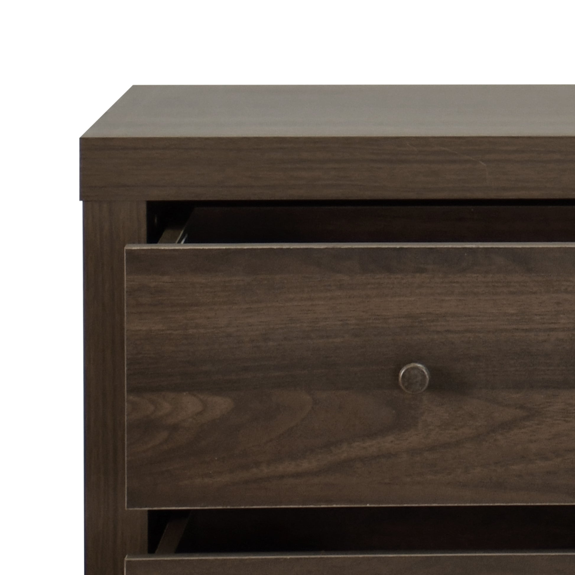 Nordic 4 Drawer Chest Walnut Mdf