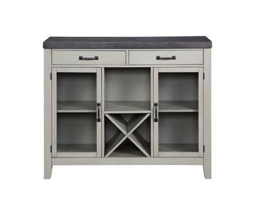 Hyland Server Dark Gray - Dark Gray Wood