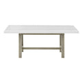 Carena Rectangular Table White White Wood