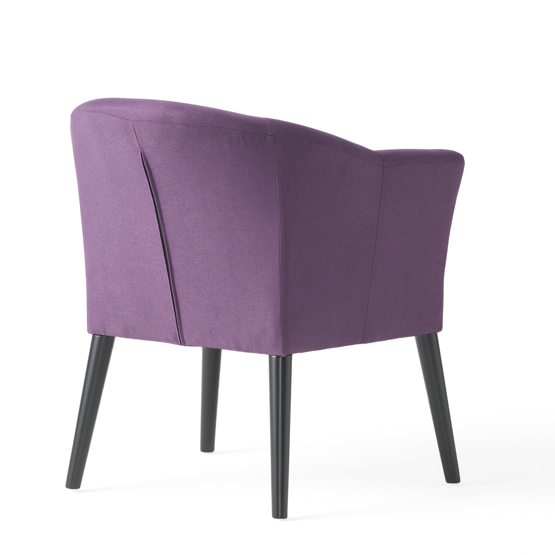 Arm Chair Plum Fabric