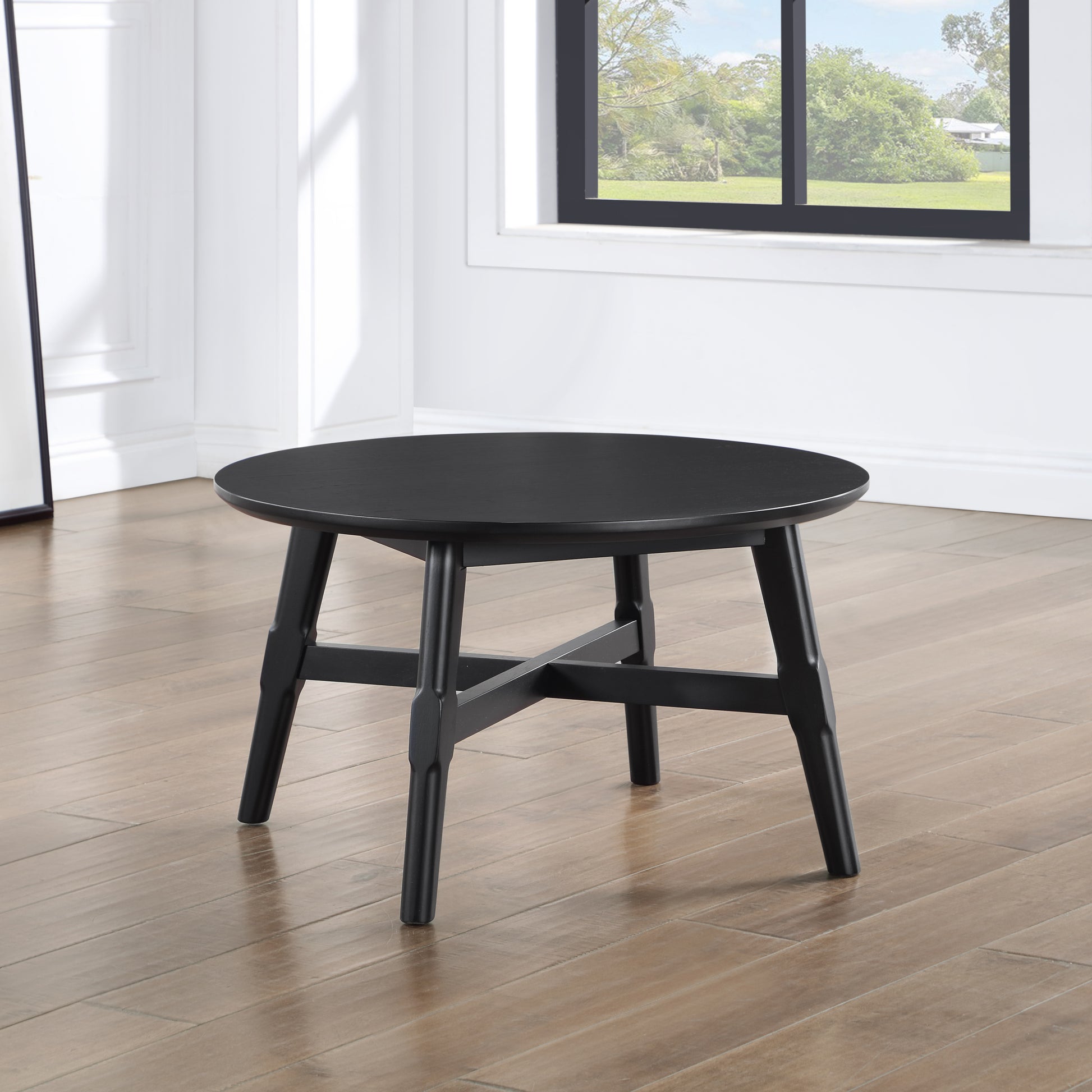 Oslo Coffee Table Black Black Wood