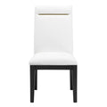 Yves 9 Piece Dining Set White White Wood