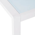 Cape Coral Side Table - White Aluminium