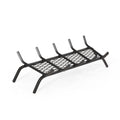 Log Holder Matte Black Iron