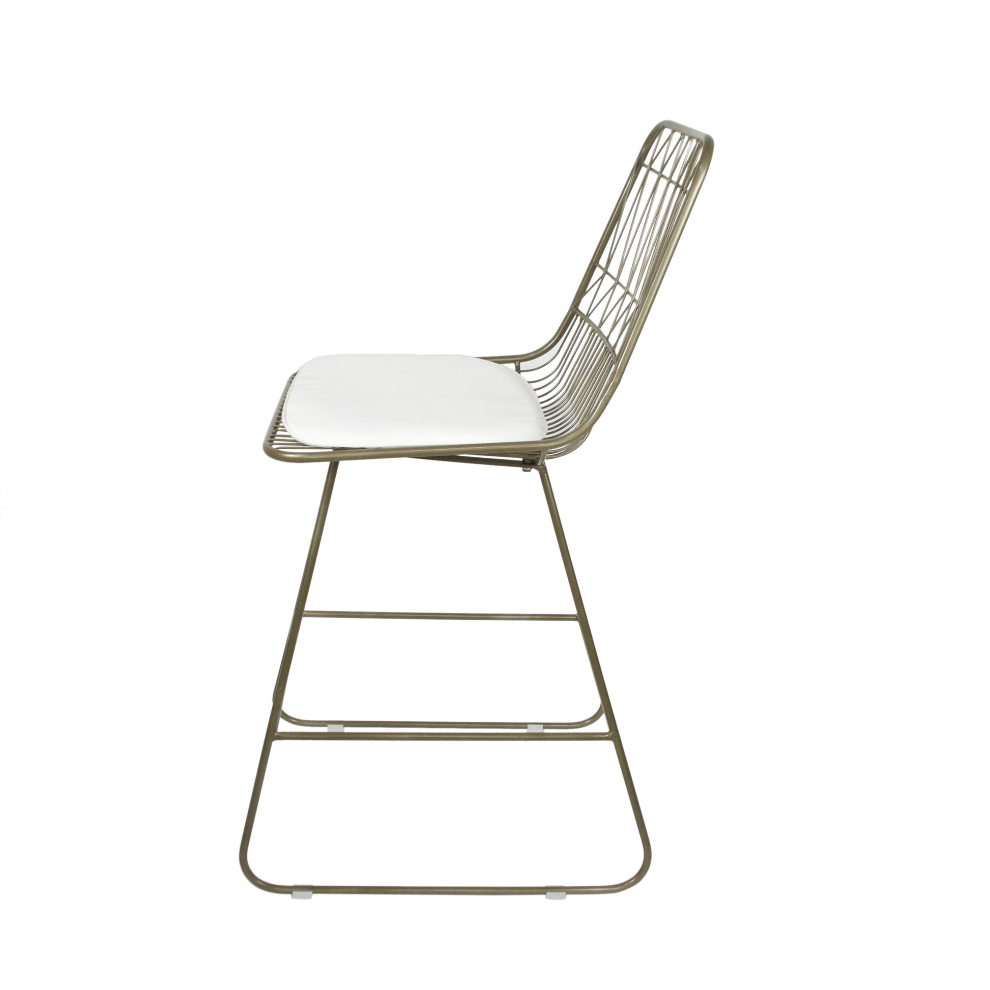 Niez Counter Stool Beige Iron