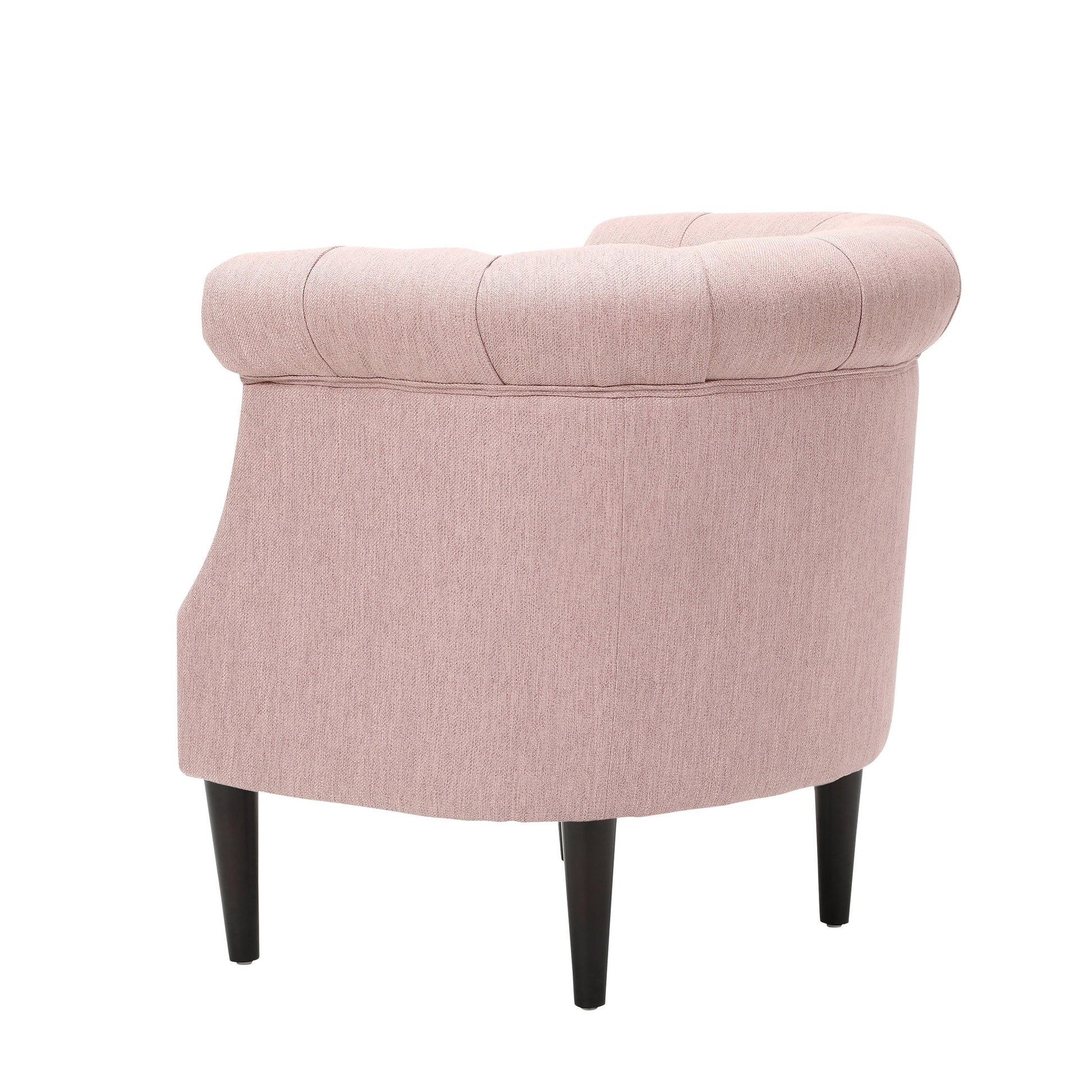 Chair Ottoman Blush Fabric