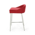 Counter Stool2Pcs Set Red Fabric