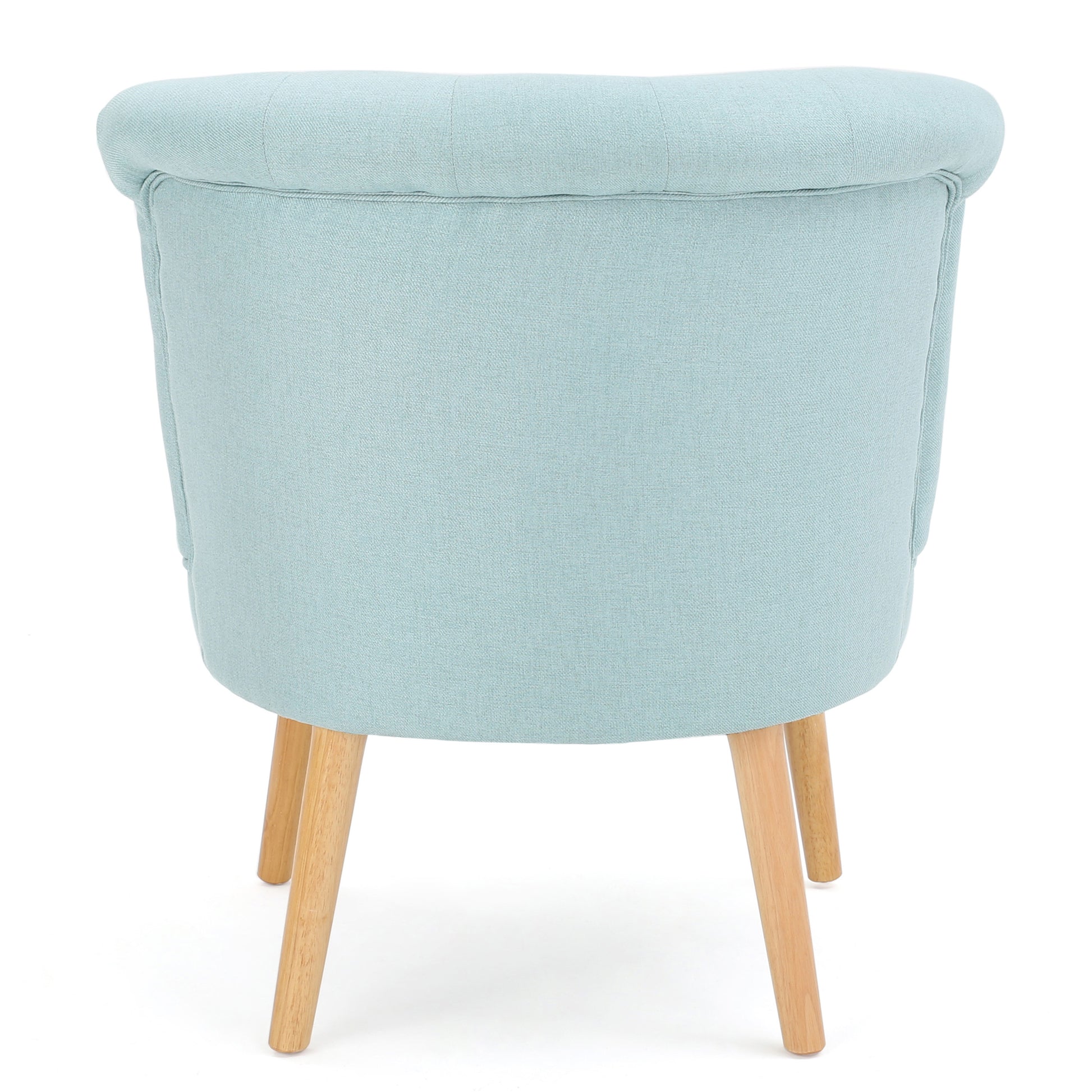 Bordeaux Tuft Chair Light Blue Fabric