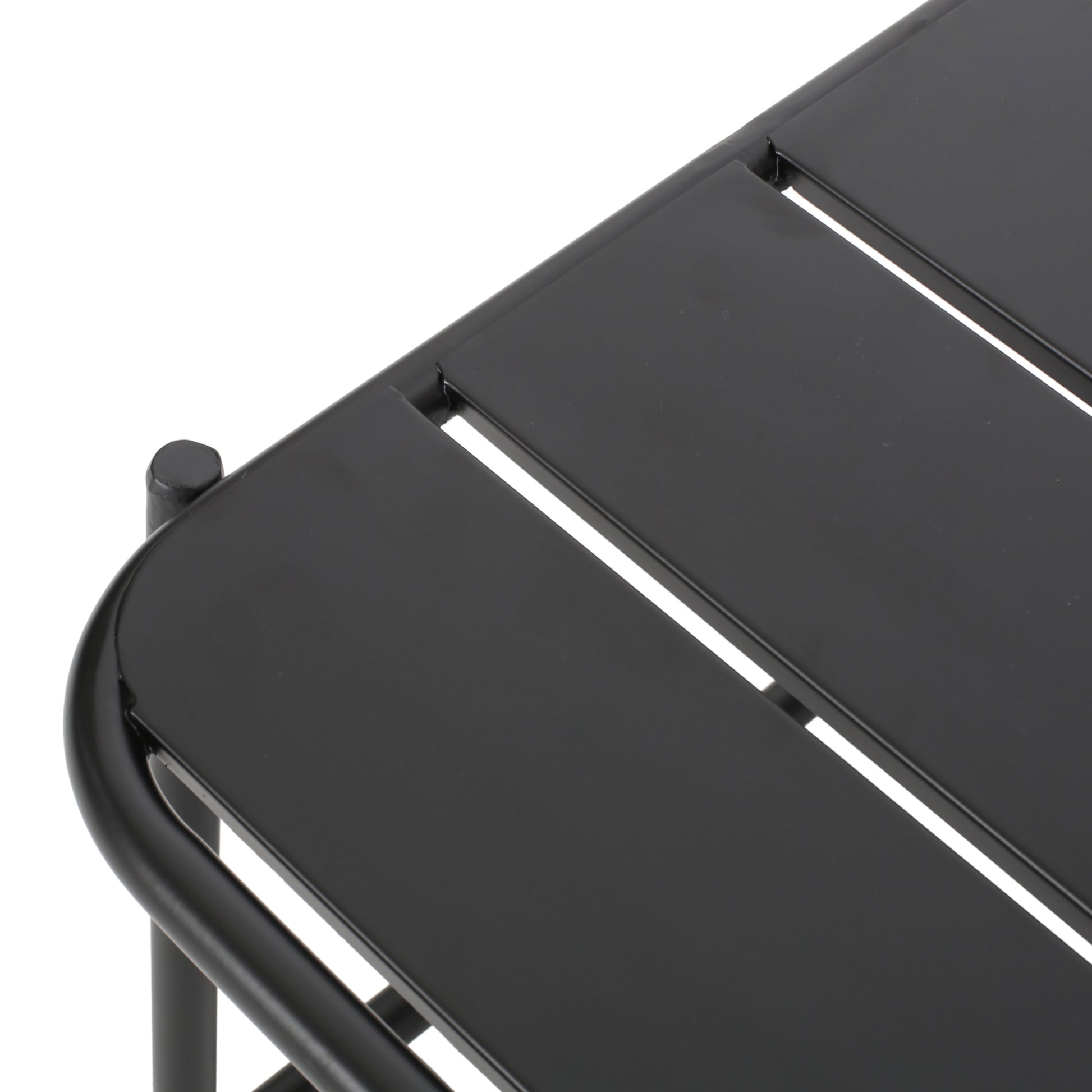 Conrad Side Table Matte Black Iron