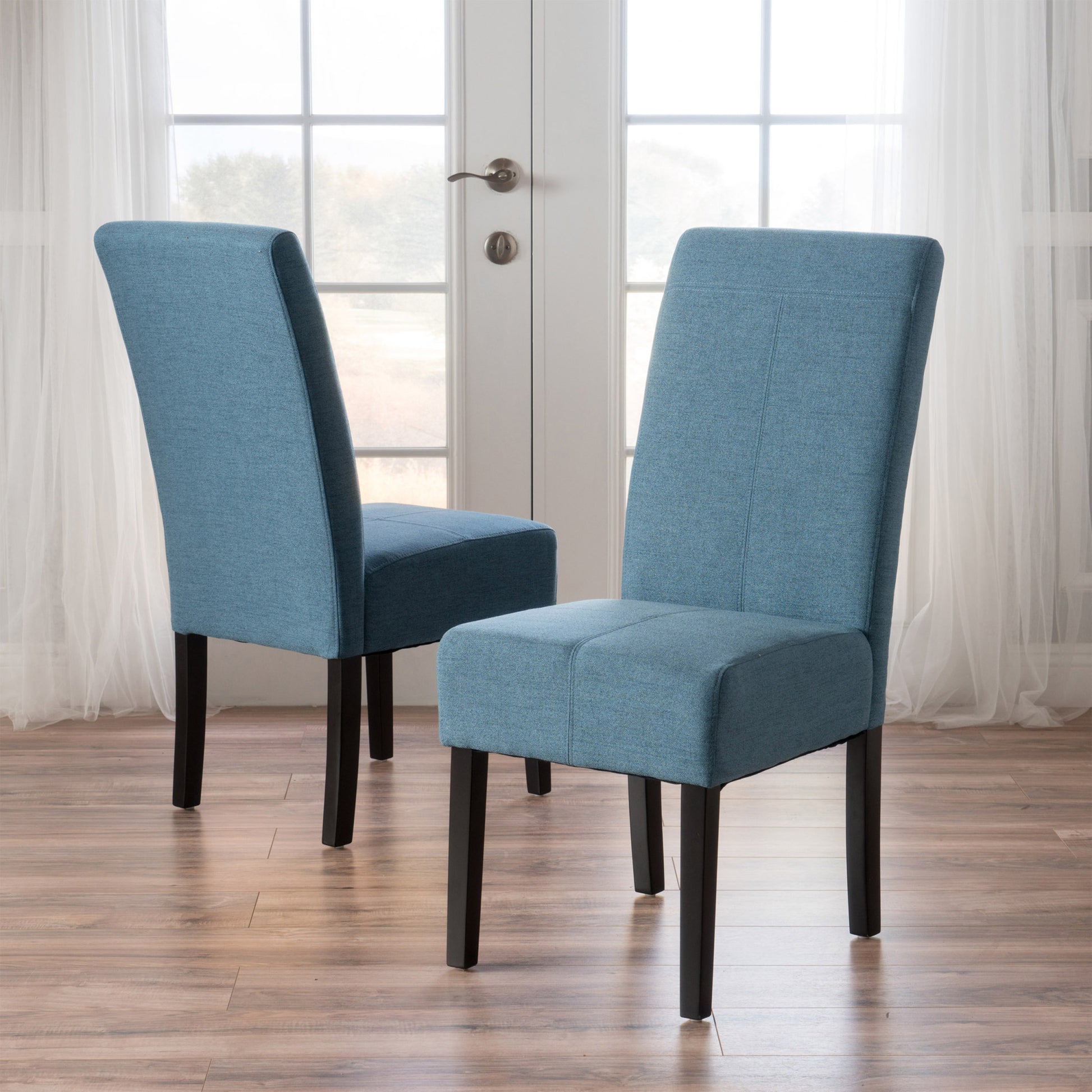 Pertica Kd Dining Chair Blue Fabric