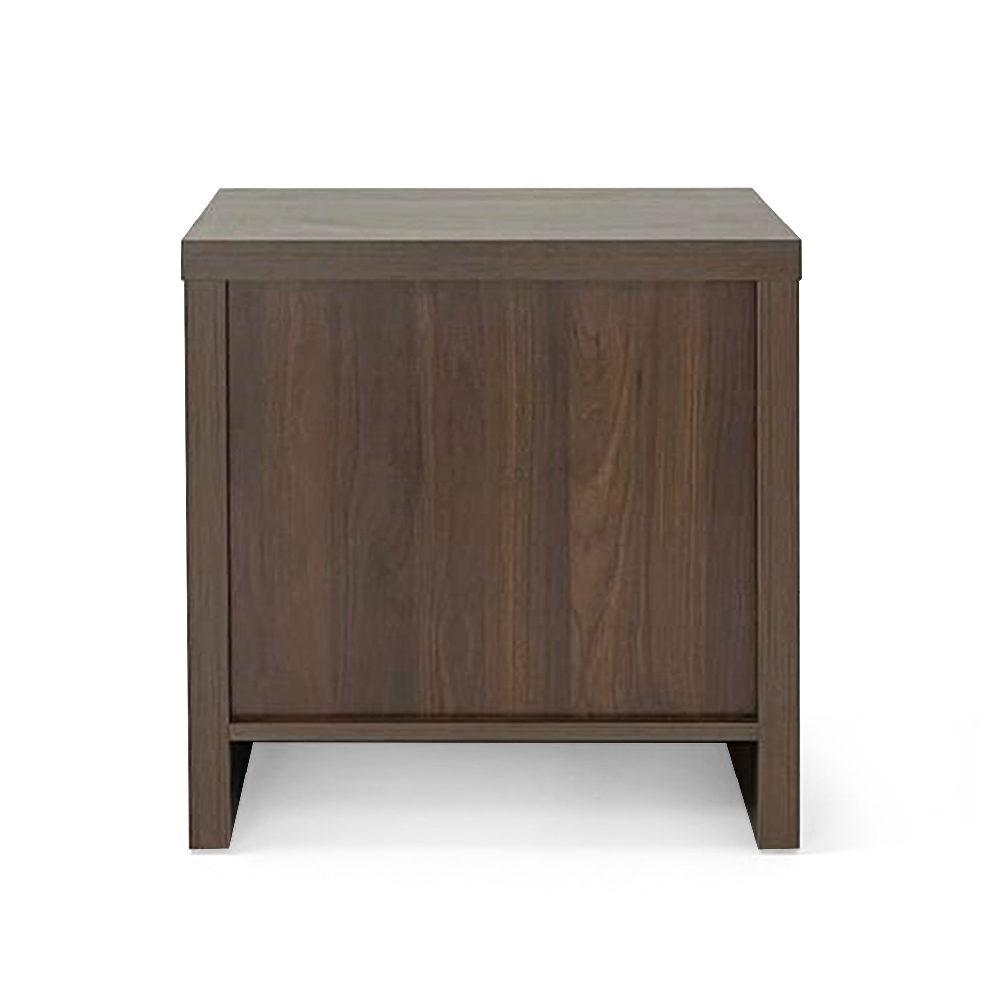 Bologna Bedroom 2 Drawer Nightstand Walnut Mdf