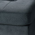 Sectional Ottoman Charcoal Fabric