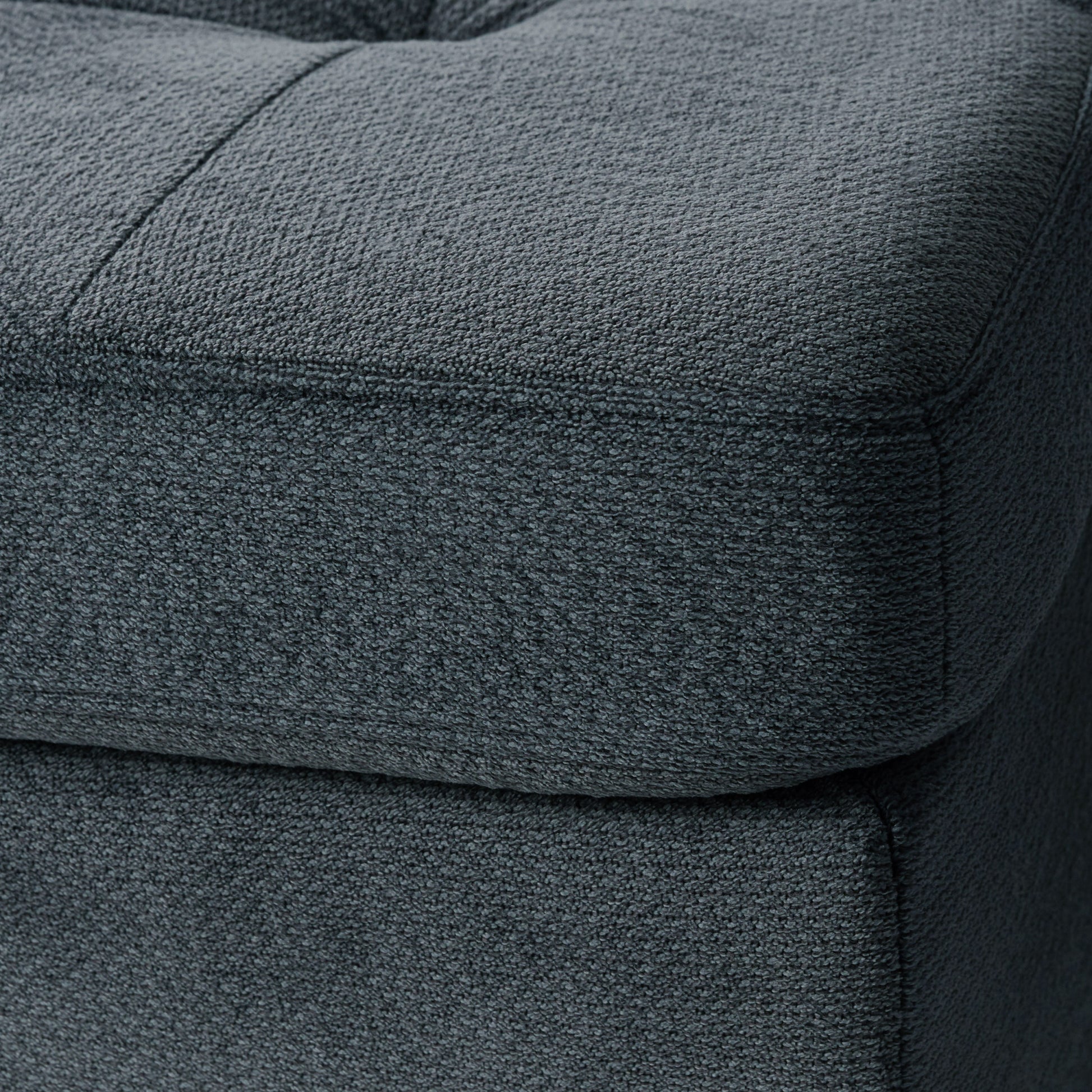 Sectional Ottoman Charcoal Fabric