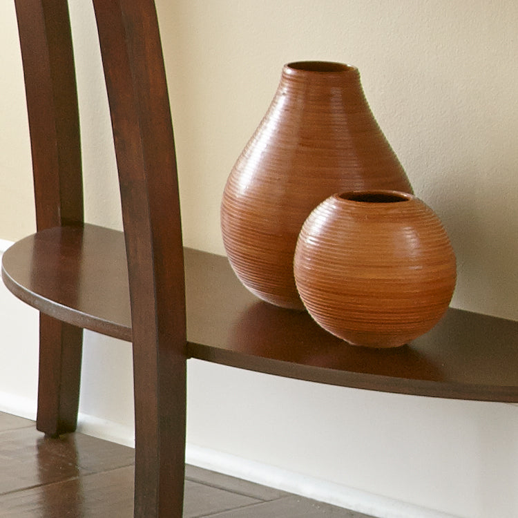 Troy Sofa Table Brown Brown Wood