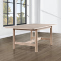 Gabby Dining Table Light Brown Light Brown Wood