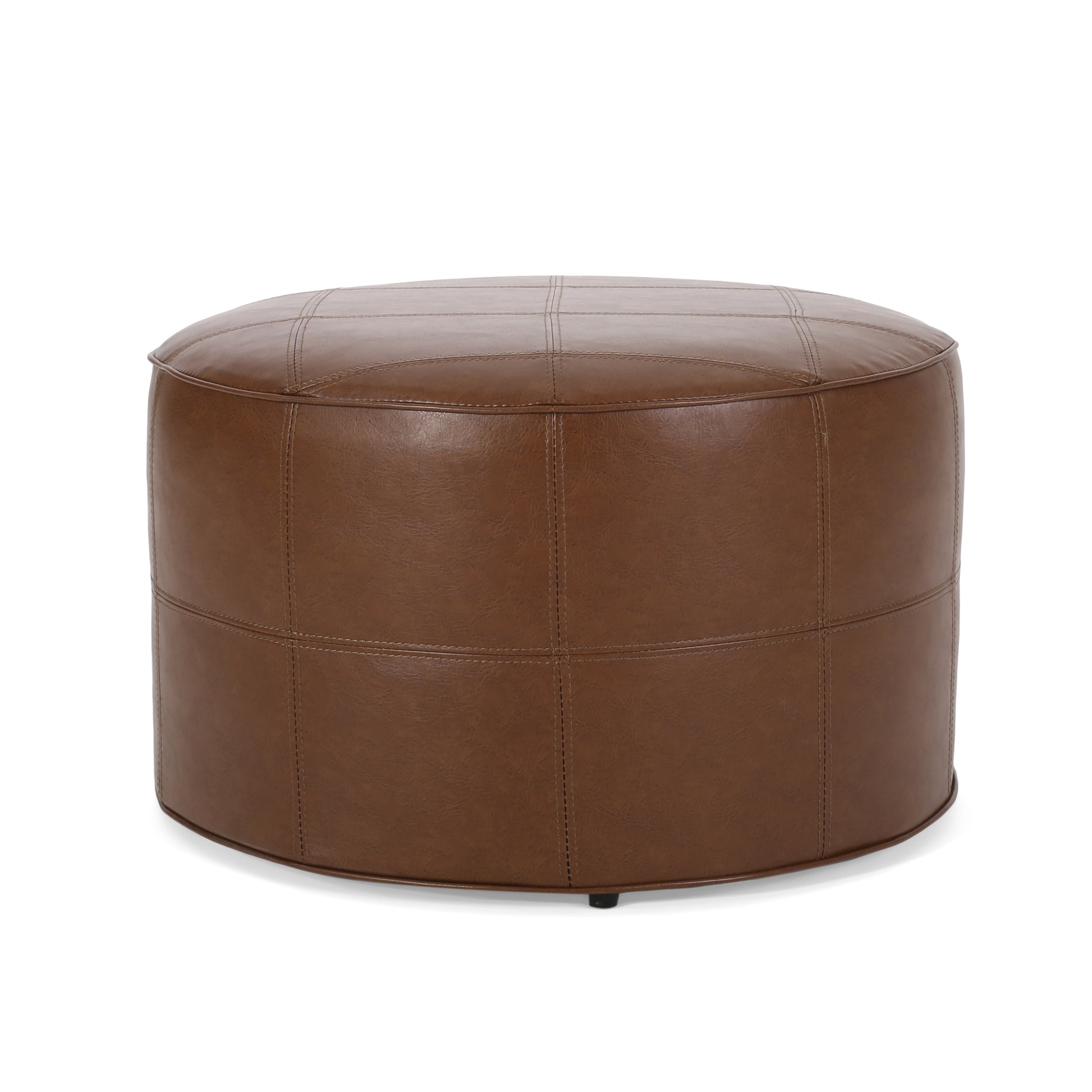Ottoman Light Brown Pu