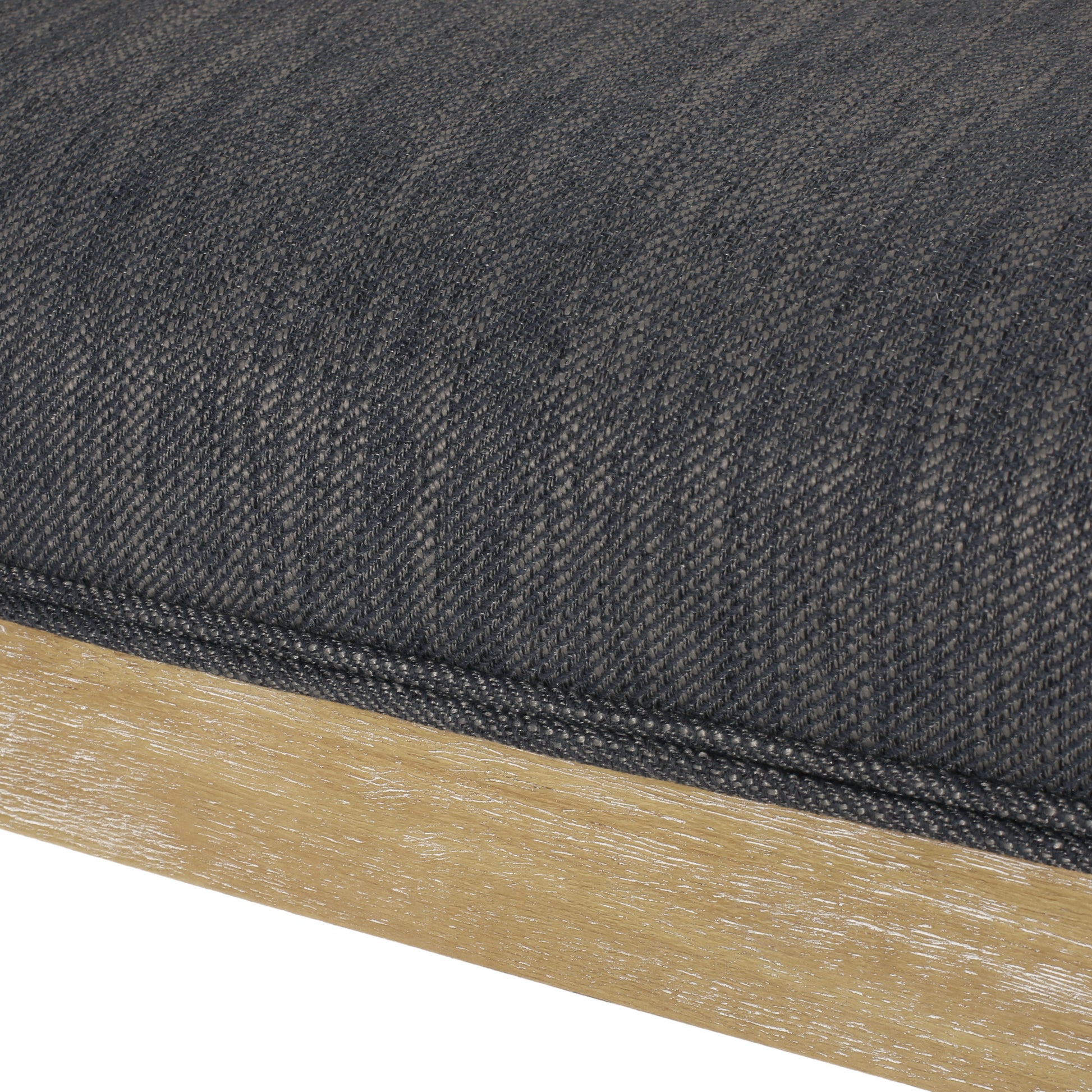 Accent Chair Charcoal Rubber Wood