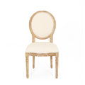 Kd Dining Chair Set Of 2 Beige Fabric