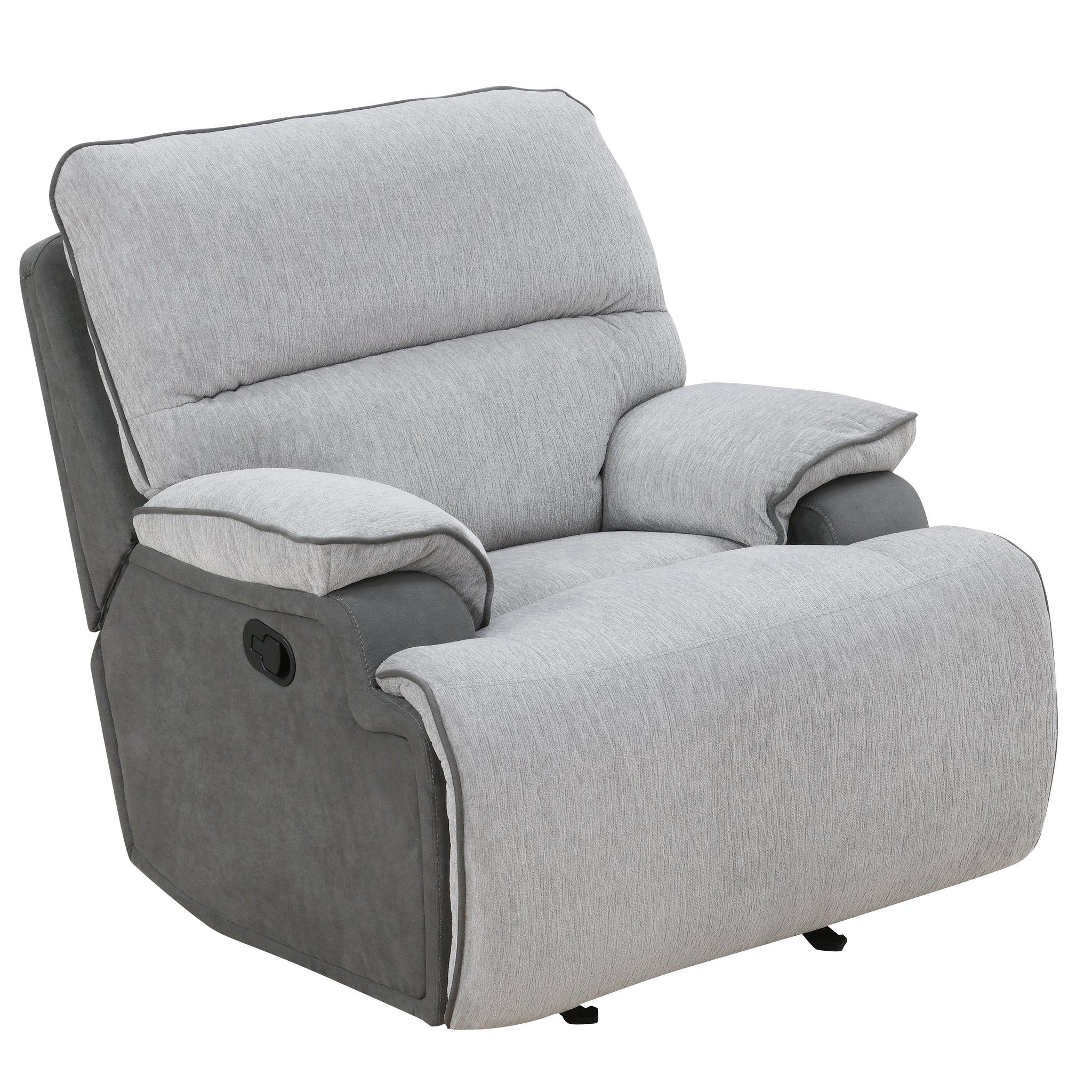 Cyprus Recliner Chair Gray Gray Fabric