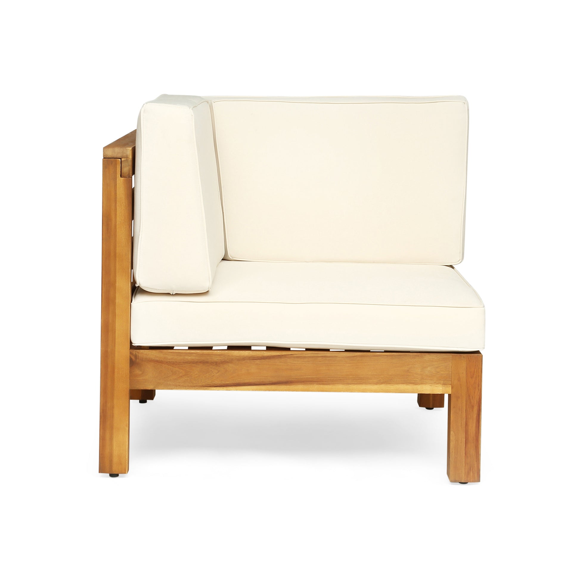 Oana 2 Pieceseat Set, Beige Beige Acacia Wood