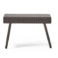 Salem Pe Wicker Snack Table Brown Multi Rattan