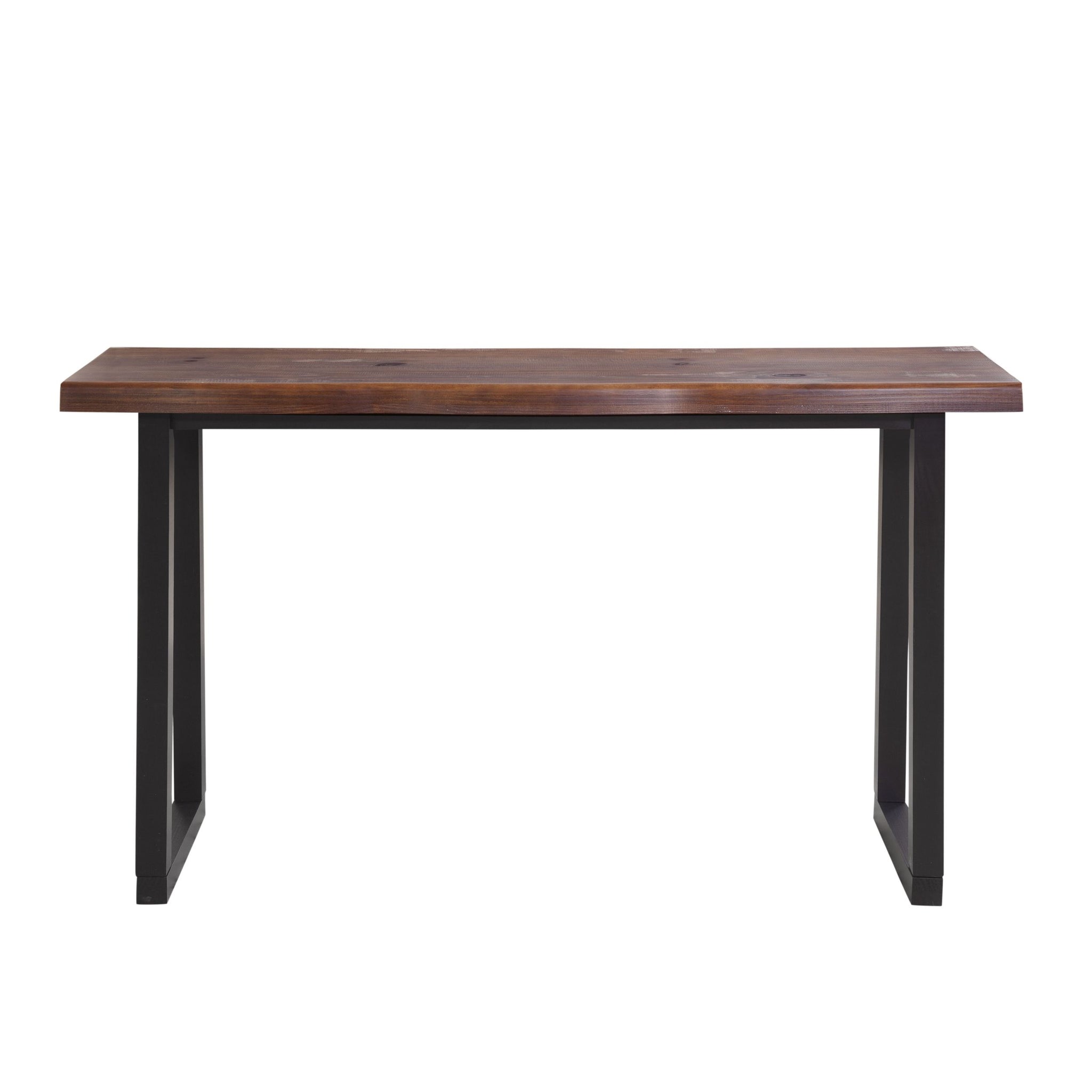 Jennings Live Edge Bar Table Brown Brown Wood