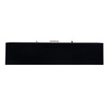 Blynn Midcentury Modern Media Console Black 60 69 Inches Mdf