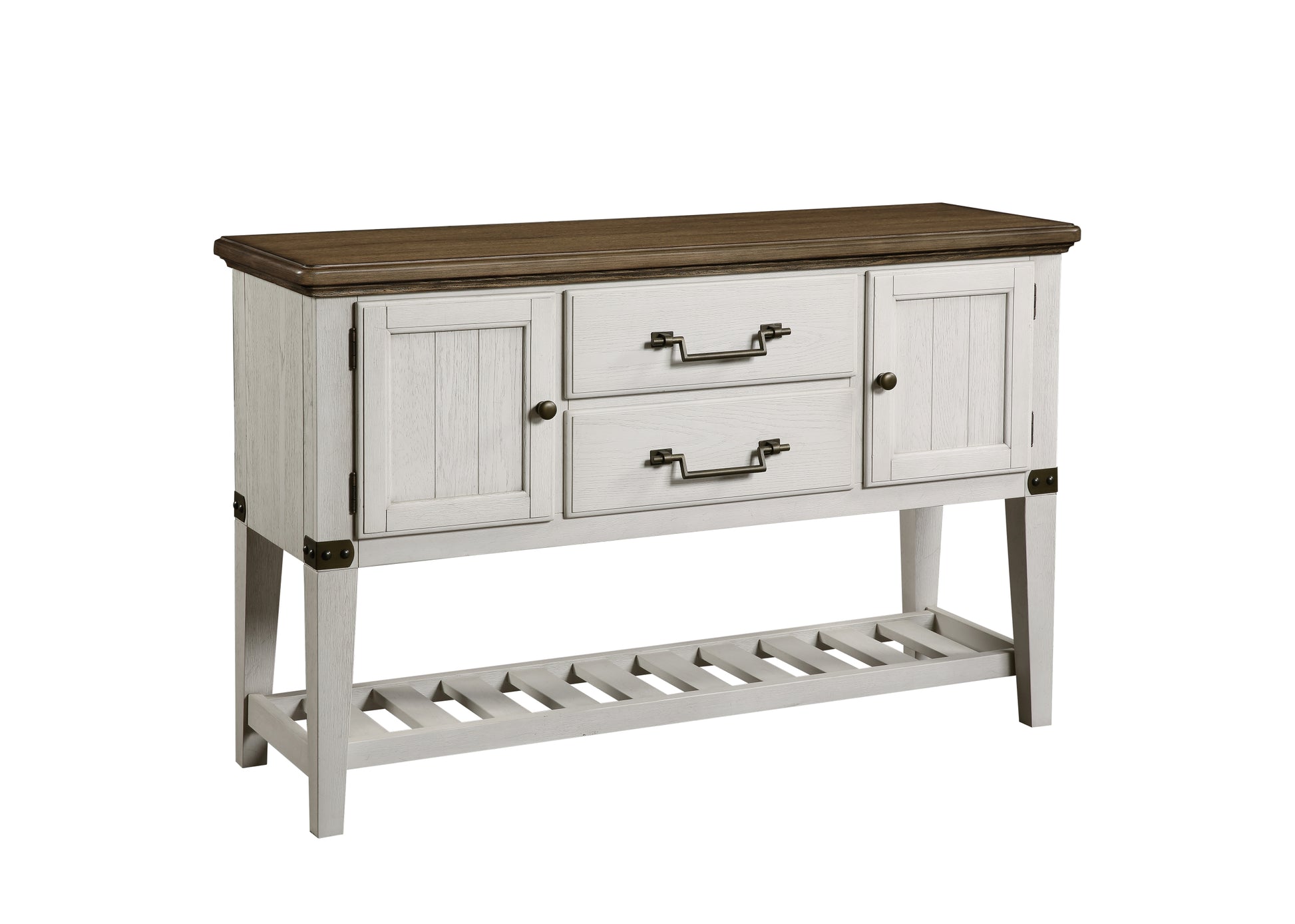 Pendleton Server White - White Wood